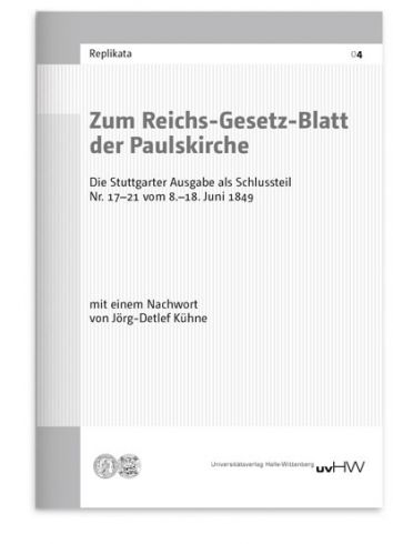 Replikat | Zum Reichs-Gesetz-Blatt der Paulskirche